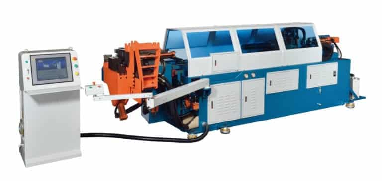 Giętarka trzpieniowa stosowana do gięcia rur oraz profili w technologii cnc wraz z sterownikiem