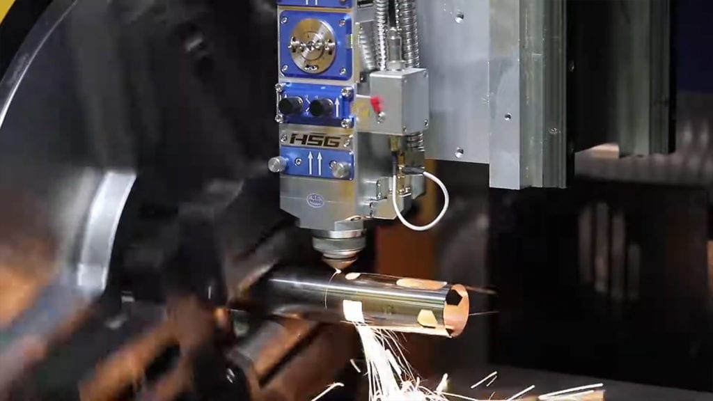 Cięcie profili aluminiowych za pomocą lasera 3d